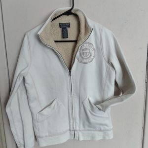 Ralph Lauren Polo Jeans zippered sweatshirt size medium ladies